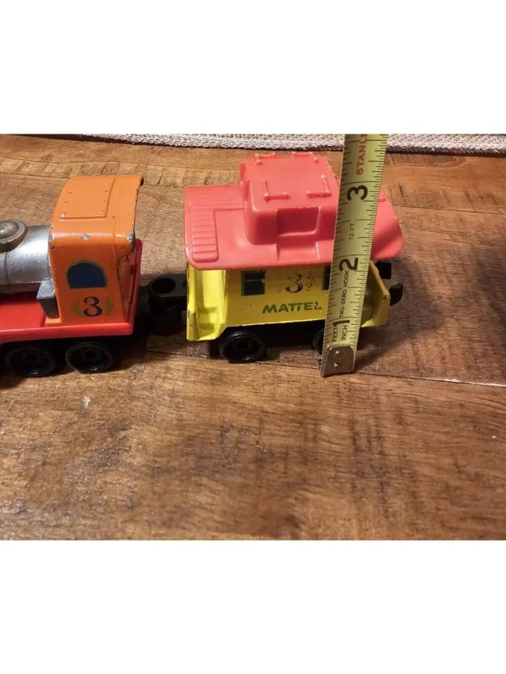 Vintage 1980 Mattel First Wheels Diecast Hot Wheels  Train Car and Engine